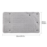 Electrict Large Pad, Collapsible NTC Thermostatic Hand Cordless Heating Pad for Neck and Shoulde