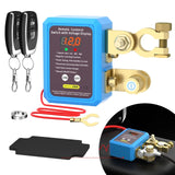 DaierTek 240A Kill 12V Remote Battery Disconnect with Led Voltage Display Automatic Power Shut Off Switch for Auto