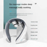 Cervical spine massager multifunctional heat point pulse neck cervical massage whole body meridian instrument