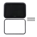 813 X 559mm RV Window Push Out Protective Net Aluminum Alloy Tempered Glass for 1.6 to 2in Wall Thickness