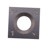 50Pcs Wood Turning Carbide Insert Blades Milg 30 Degree Lathe Chisel Replacement Blade 14X14x2mm