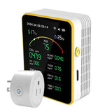 15 in 1 Indoor Digital Co2 Sensor Air Quality Monitors Hcho Tvoc Temperature Humidity Gas Leak Detector