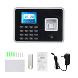 Time Clock Attendance hine for Employees Biometric In and Out Punching ID Card Recognition 5 Languages System