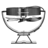 1pc, Heat Powered Fireplace Fan, Wood Stove Fan For Home, Hotel Guest Room, Outdoor Travel Camping Tent , Non Electric Fan For Wood, Thermoelectric Fan Thanksgiving Halloween Christmas Gift Fall Winter Essential