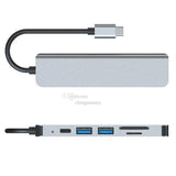 USB HUB 3.0 Type C Hubs 7 in 1 Multi Splitter Adapter OTG High Speed Practical Docking Station Universal For Xiaomi Lenovo book Pro 13 15 PC Computer Accessories