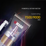 2024WMARK NG-2045 Trimmer High Speed Professional Rechargeable Cord & Cordless Hair Clipper with LED Display