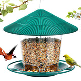 Automatic Foot Tool Outdoor Bird Feeder Hanging Nut Feeding Multiple Hole Dispenser Holder Food Container