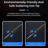 S20(K) Nano Electric 0.91 Inch OLED 500℃ Support PD/QC Powers Compatible With C115 Soldering Iron