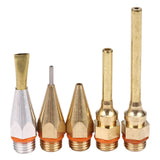 11Pcs Copper Nozzle Small-Bore Long Short Diameter Hot Melt Glue Accessories