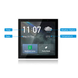 4-inch LCD Touch Screen Tuya Home Panel WiFi Smart Scene Wall Switch ZigBee BT Function APP Remote Control