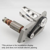 Spiral flat pressure double-sided portable electric planer cutter shaft modification