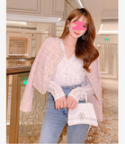 Fragrant Style Temperament  All-match Long-sleeved Short Jacket