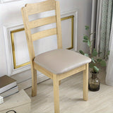 PU leather chair waterproof - removable cushion cover for decorative dining chairs