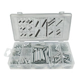 200PCS Steel Spring Set Extension Springs Compression Springs Combination Assorted With Storage Box Portable Tool Set 20 Sizes