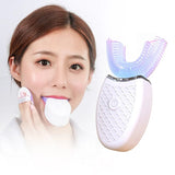 U-shaped Automatic Mouth With Charging Ultrasonic Vibration White Teeth Electric Toothbrush