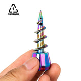 CRUSHER Spiral Style Hookah Head Metal 23mm Tobacco Bowl for Beverage Bottle DIY Chicha Cachimba Pipe Smoking Accessories