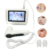NEW 50X/200X HD Digital Microscope Hair Follicle Detector Scalp Diagnostic Machine 5 Inch Rechargeable LCD Skin Analysis Scanner