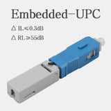 50PCS UPC-1803 Optical fibe quick UPC FTTH Optic Fast Connector SC Fiber Assembly connector