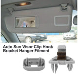 Car Sun Visor Cap Clip Hook Fi Clips for AUDI A1 A3 A4 A5 Q3 Q5 S3 S4 S5 TT Allroad Interior Accessories Bracket