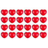 24Piece Foam Relief Ball Valentine's Day Shapeds Red Heart Stress Balls For School Carnival Reward