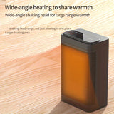 1pc, Electric Heater, Remote Control Touch Screen Electric Heating Wind, Household Desktop Rocking Head Heating Fan, PTC Heater,  For Home Office School Thanksgiving Halloween Christmas Wedding Birthday Gift Fall Winter Essential