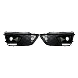 Grill Fog Lamp Cover Grille For Q5L 2018-2020 RSQ5 Style - Black