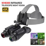 NV8300 3D Binoculars 4K HD Telescope 8X Digital Zoom 300M Infrared Night Vision Camera for Hunting