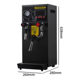 Fully Automatic Frother Commercial Steam Water Boier Milhake Foam hine Dual Display Milk Tea Shop Equipment