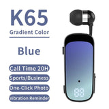 K65 K52 Wireless Earphones Bluetooth 5.2 Talk/Music Time 20 Hour,LED Display, Stereo Business Hands-free Headset With Mic Earbud