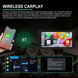 Portable Motorcycle Navigatior 5.5 Inch IPS Screen With Controller Support Wireless Carplay Android Auto 5G Wifi One Video
