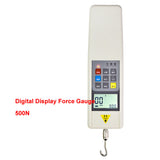 500N Digital Pointer Push Pull Force Gauge Manual Horizontal Harness Terminal Tension Tester Inspection hine Test Stroke 50mm