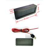 USB 5V 12V CAR GPS Beidou Timing 12/24 Hours Electronic Clock LED Digital TIME Display Power Off Memory Watch