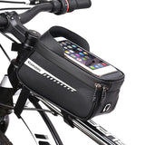 Waterproof Bicycle Mount Bags Front Frame Top Tube with Toucreen Phone Holder Case Cycle Bike Tool Storage Bag Pack