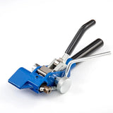 Ratchet Type Stainless Steel Tie Gun Cable Ties Plier for Width 4.6-25mm Thickness 0.25-1.2mm Fastening Strap Cutting Tool
