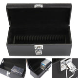 N PCGS ANACS Certified Coin Holders Slabs Storage Box Case Faux Leather For Coins Boxes