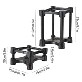 Desktop Audio Shock Absorber Bracket Removable Monitor Stands for 5/6/8-inch Speaker