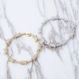Full zircon wire bracelet