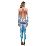 European And American Funny Performance Costumes 3D Human Body Printed Character Jumpsuit