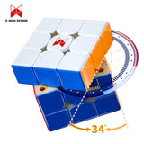 Qiyi X-Man V3 M Pioneer UV Magnetic Magic Speed Cube Stickerless XMD Tornado V3M Fidget Toys Cubo Magico Puzzle