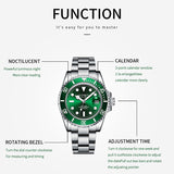 GUANQIN NH35A Movement Business Fashion Military Men's Watch Mechanical Automatic Watch 100M Waterproof Sports Sapphire 2023 NEW