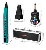 I8 Lcd Electric Radio Blowpipe Saxophone 83 Types Timbre Musical Instruments Wireless Microphone for Electric Guitar Usb Cable