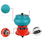 12 inch Vibratory Tumbler, Jewelry vibration polishing bucket burnishing grinding rock Polishing drum Machine Making Tool