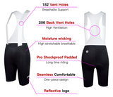 Women's one-piece rubber band cycling shorts