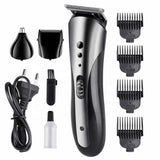 Kemei Rechargeable Electric Hair Clipper KM-1407 Portable Hair Clipper Razor Nose Hair Clipper 3 In 1 Electric Men'S Shaver
