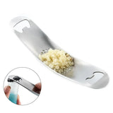 Kitchen OS press, ginger or stainless steel manual crusher, silver, kitchen accessories