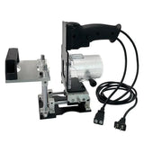 2 in 1 Bracket Invisible Fasteners Woodworking Trimming hine Hole Slotting Wardrobe Cupboard Punch Locator New