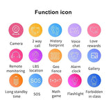 SOS LBS voice chat simulation card children's smart camera waterproof mobile phone watch boy and girl gift
