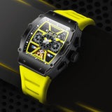 GUANQIN Retro Hole 2022 New Tourbillon Mechanical Automatic Men's Watch Sapphire Stainless Steel Clock Waterproof Luminous
