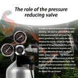 Aquarium CO2 Regulator Magnetic Solenoid Kit With Check Valve Bubble Counter CO2 Pressure-reducing Valve Fish Tank Accessories