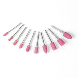 100PCS/Box Abrasive Stone Polishing Grinding Head Electric Bit Wheel 4-10mm For Dremel Drill Rotary Tools 3mm Shank